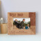 Best Dad Personalized Wooden Frame-5" x 3 1/2" Brown Horizontal