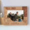 Best Dad Personalized Wooden Frame-7" x 5" Brown Horizontal