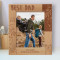 Best Dad Personalized Wooden Frame 8" x 10" Brown (Vertical)