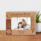 If I Know What Love Is It's Because Of You Personalized Wooden Frame-6" x 4" Brown Horizontal