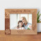 If I Know What Love Is It's Because Of You Personalized Wooden Frame-7" x 5" Brown Horizontal