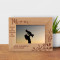 Always My Mother, Forever My Friend Personalized Wooden Frame-6" x 4" Brown Horizontal
