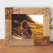 Happiness Is Seeing Your Mother Smile Personalized Wooden Frame-10" x 8" Brown Horizontal