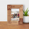 If You're A Mom You're A Superhero Personalized Wooden Frame 3 1/2" x 5" Brown (Vertical)