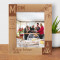 If You're A Mom You're A Superhero Personalized Wooden Frame 8" x 10" Brown (Vertical)