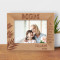No Matter How Much I Say I Love You I Always Love You More Personalized Wooden Frame-7" x 5" Brown Horizontal