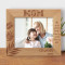 No Matter How Much I Say I Love You I Always Love You More Personalized Wooden Frame-10" x 8" Brown Horizontal