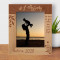 She Helps Me Grow Prosper And Reach Great Heights Personalized Wooden Frame 8" x 10" Brown (Vertical)