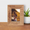 A Mother Is Your First Friend Your Best Friend Your Forever Friend Personalized Wooden Frame 3 1/2" x 5" Brown (Vertical)