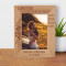 A Mother Is Your First Friend Your Best Friend Your Forever Friend Personalized Wooden Frame 5" x 7" Brown (Vertical)
