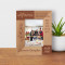 Are The People Who Know Us The Best And Love Us The Most Personalized Wooden Frame 3 1/2" x 5" Brown (Vertical)