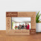 Are The People Who Know Us The Best And Love Us The Most Personalized Wooden Frame-6" x 4" Brown Horizontal