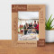 Are The People Who Know Us The Best And Love Us The Most Personalized Wooden Frame 5" x 7" Brown (Vertical)