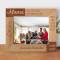 Are The People Who Know Us The Best And Love Us The Most Personalized Wooden Frame-10" x 8" Brown Horizontal