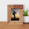 You Have My Whole Heart For My Whole Life Personalized Wooden Frame 3 1/2" x 5" Brown (Vertical)