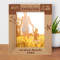 Best Mom In The Galaxy Personalized Wooden Frame 8" x 10" Brown (Vertical)