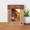 No Matter Your Age You Will Always Need Your Mom Personalized Wooden Frame 3 1/2" x 5" Brown (Vertical)