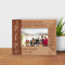 Mothers Hold Their Children's Hands For A Short While But Their Personalized Wooden Frame-5" x 3 1/2" Brown Horizontal
