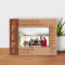 Mothers Hold Their Children's Hands For A Short While But Their Personalized Wooden Frame-6" x 4" Brown Horizontal