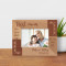 You Have My Whole Heart For My Whole Life Personalized Wooden Frame-5" x 3 1/2" Brown Horizontal