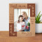 You Have My Whole Heart For My Whole Life Personalized Wooden Frame 5" x 7" Brown (Vertical)