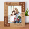 You Have My Whole Heart For My Whole Life Personalized Wooden Frame 8" x 10" Brown (Vertical)