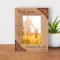 A Mother's Love Endures Through All Personalized Wooden Frame 4" x 6" Brown (Vertical)