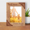 A Mother's Love Endures Through All Personalized Wooden Frame 5" x 7" Brown (Vertical)