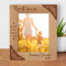 A Mother's Love Endures Through All Personalized Wooden Frame 8" x 10" Brown (Vertical)