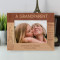 A Grandparent Has Silver In Their Hair & Gold In Their Heart Personalized Wooden Frame-7" x 5" Brown Horizontal