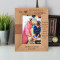 No Matter How Much I Say I Love You Personalized Wooden Frame 4" x 6" Brown (Vertical)
