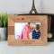 No Matter How Much I Say I Love You Personalized Wooden Frame-6" x 4" Brown Horizontal