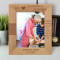 No Matter How Much I Say I Love You Personalized Wooden Frame 8" x 10" Brown (Vertical)