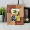  Grandma & Grandpa Personalized Wooden Frame 3 1/2" x 5" Brown (Vertical)