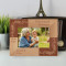  Grandma & Grandpa Personalized Wooden Frame-6" x 4" Brown Horizontal