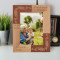  Grandma & Grandpa Personalized Wooden Frame 5" x 7" Brown (Vertical)