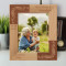  Grandma & Grandpa Personalized Wooden Frame 8" x 10" Brown (Vertical)