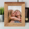 You Help Me Grow Prosper And Reach Great Heights Personalized Wooden Frame 8" x 10" Brown (Vertical)