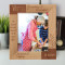 You Have My Whole Heart For My Whole Life Personalized Wooden Frame 8" x 10" Brown (Vertical)