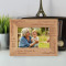Grandparents Make The World Personalized Wooden Frame-6" x 4" Brown Horizontal
