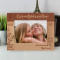 Grandparents Best Ever Personalized Wooden Frame-7" x 5" Brown Horizontal
