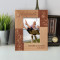 Best Grandparents Personalized Wooden Frame 3 1/2" x 5" Brown (Vertical)