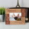 Best Grandparents Personalized Wooden Frame-5" x 3 1/2" Brown Horizontal