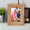 Grandparents Are A Delightful Blend Of Laughter Caring Deeds Personalized Wooden Frame 4" x 6" Brown (Vertical)