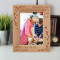 Grandparents Are A Delightful Blend Of Laughter Caring Deeds Personalized Wooden Frame 5" x 7" Brown (Vertical)