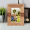 A Grandparent Is Old On The Outside But Young On The Inside Personalized Wooden Frame 4" x 6" Brown (Vertical)