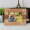 A Grandparent Is Old On The Outside But Young On The Inside Personalized Wooden Frame-6" x 4" Brown Horizontal