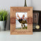 Cool Grandparents You Help Me Grow Prosper And Reach Great Heights Personalized Wooden Frame 3 1/2" x 5" Brown (Vertical)