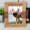 Cool Grandparents You Help Me Grow Prosper And Reach Great Heights Personalized Wooden Frame 8" x 10" Brown (Vertical)