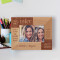 A Sister Is One Who Reaches For Your Hand Personalized Wooden Frame-5" x 3 1/2" Brown Horizontal